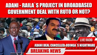 ADANIRAILAS PROJECT IN BROADBASED GOVERNMENT DEAL WITH RUTO OR NOT podcast kenya [upl. by Garmaise969]