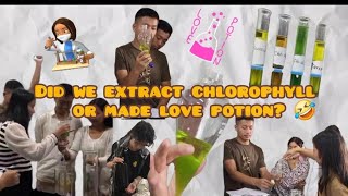 What did we actually do Chlorophyll or love potion 🤔 lab botanychlorophyll [upl. by Enoch]