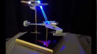 STAR TREK TOS BATTLE SCENE DIORAMA 11000 scale [upl. by Akemyt]