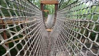 VIDEO View from Blacklick Woods Metro Parks new canopy walk [upl. by Ylrae359]