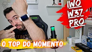 Review e Unboxing do IWO W37 Pro O melhor Smartwatch da China [upl. by Adaha505]