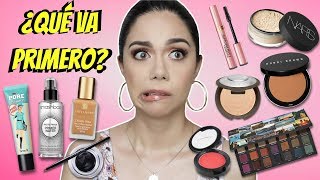 ¿QUÉ VA PRIMERO EL ORDEN PARA APLICAR EL MAQUILLAJE  MARIEBELLE COSMETICS [upl. by Anitsirc]