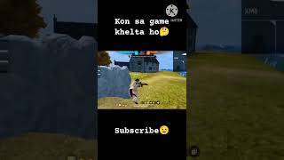 FREE VS PUBG WHICH IS BEST 🤔 shorts gaming shortsfeed [upl. by Aetnahs]