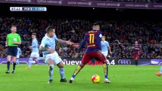 Neymar crazy rainbow flick  sombrero  lambreta HD live commentary [upl. by Florentia]