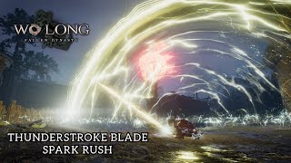 Wo Long Fallen Dynasty  Thunderstroke Blade amp Spark Rush wood spells on bosses NG3 [upl. by Bonnell]