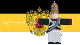 How to make a Imperial Russian Pavlovsky Grenadier From NW  Roblox Avatars by SSGT James [upl. by Ybhsa]