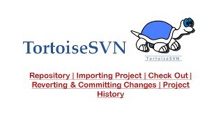 TortoiseSVN Features  Repository  Importing Project  Check Out  Reverting amp Committing Changes [upl. by Ynohtna858]