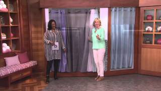 Hookless 3 in 1 Luxe Diamond Shower Curtain on QVC [upl. by Egide]