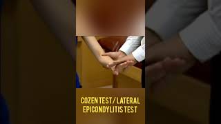 Cozen Test for Lateral Epicondylitis [upl. by Eliathas]