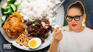 How to make Malaysias FAMOUS rice dish at home  Nasi Lemak  Marions Kitchen [upl. by Higginson]