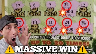 💥⚠️MASSIVE CLAIMER WIN⚠️💥BIGGEST SCRATCH OFF WIN ON YOUTUBE IVE EVER SEENI DID IT [upl. by Oigres]