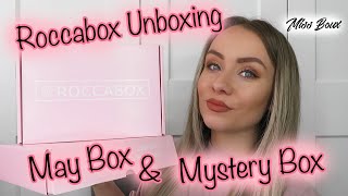 DOUBLE ROCCABOX UNBOXING  ROCCABOX MAY 2021 amp ROCCABOX MYSTERY BOX  MISS BOUX [upl. by Bartle]