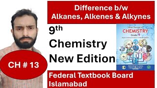 Difference between Alkanes Alkenes and Alkynes  CH 13  Organic Chemistry  National Book [upl. by Eibot627]