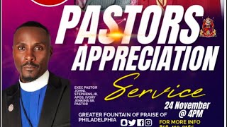 The Levites House Pastoral Appreciation Service 112424 [upl. by Aihtebat]