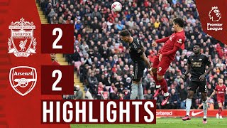 HIGHLIGHTS Liverpool 22 Arsenal  Salah amp Firmino complete the comeback at Anfield [upl. by Yatnod]