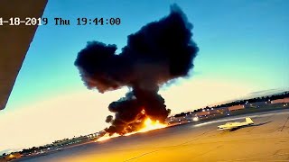 Fatal Crash of Beechcraft B60 quotDukequot at Fullerton Airport Part II [upl. by Plate]