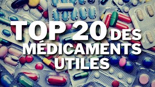 20 Médicaments SANS ORDONNANCE à avoir à la maison  Survivalisme [upl. by Inoek]