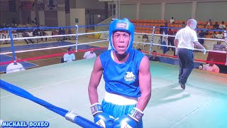 Final 52kg Michael Reyes Azul 🆚 Roberto Morillo Rojo Nacional infantil 2024 [upl. by Aiekan]