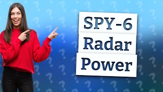 How good is the SPY6 radar [upl. by Helbonnah]