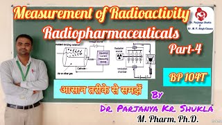 Detection and Measurement of Radioactivity  Radiopharmaceuticals Part 4  Geiger Muller Counter [upl. by Mariana66]