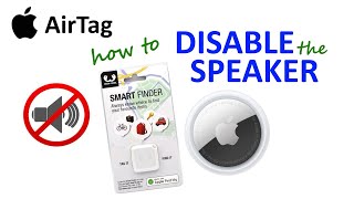 How to disable the AirTag speaker amp Fresh n Rebel Smart Finder [upl. by Meehyr]