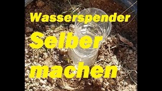 How to make a WATER COOLER  Wasserspender selber bauen [upl. by Dami697]