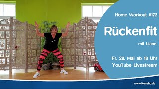 Home Workout 172 Rückenfit mit Liane  60 min  Rückentraining [upl. by Ayra852]