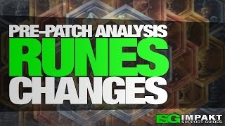 Rune Changes  PrePatch 45 Analysis [upl. by Ailito]