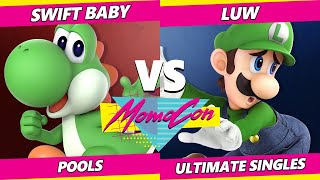 MomoCon 2022  Swift Baby Yoshi Vs Luw Luigi SSBU Ultimate Tournament [upl. by Elbring]