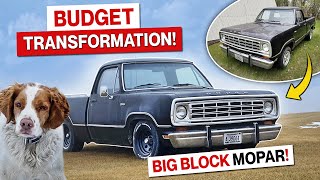 1974 Dodge BIG BLOCK Shortbed Truck Budget Friendly Transformation Mopar Muscle Truck [upl. by Carla]