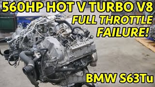 LOCKED UP 560HP BMW M5 S63Tu HotV Turbo V8 Teardown What Killed This Engine At Just 102K Miles [upl. by Ased269]