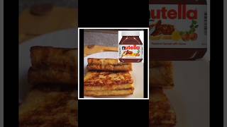 Delicious Bread Nutella Recipe youtubeshorts viralvideo [upl. by Crelin705]