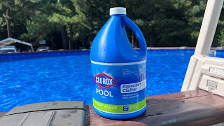 How to keep your pool crystal clear Algaecide  Clearifier [upl. by Frost]