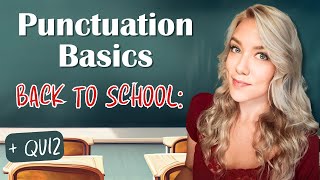 Basic Punctuation Rules for Back to School 📚  English Punctuation  quiz [upl. by Tik]