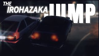 The Irohazaka Jump REVAMPED【 いろは坂ジャンプ 】AE86 vs MR2  InitialD Touge Drift  Beamng Cinematic [upl. by Stephie]