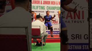 2 year powerlifting transformation🔥youtubeshorts powerliftersindia powerliftingindia [upl. by Myrta63]