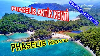 PHASELİS  PHASELİS KOYU  PHASELİS ANTİK KENTİ  KEMER  ANTALYA [upl. by Rech331]