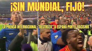 La prensa internacional DESTROZA A ESPAÑA por el incidente RACISTA en el partido de Youtubers [upl. by Eiramyelhsa641]