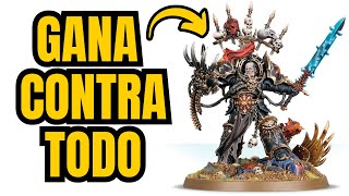 La MEJOR LISTA de CHAOS SPACE MARINES Warhammer 40K [upl. by Anneirb]