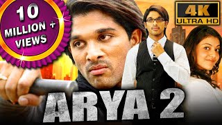 Arya 2 4K  Allu Arjun Blockbuster Romantic Action Film  Kajal Aggarwal Navdeep Brahmanandam [upl. by Yretsym]