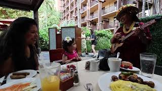 Aulani Character Breakfast 1 [upl. by Einahpts]