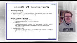 Lag om anställningsskydd  Del 2  Anställningsavtalet [upl. by Nylecyoj]