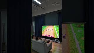 VIVIDSTORM S PRO Floor Rising UST ALR Projector ScreenChoose the Right ScreenMagical game graphics [upl. by Attelocin]