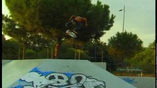 Bastien Salabanzi Huge Backside Flip Hyères [upl. by Nereids936]