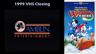 Animaniacs Wakkos Wish 1999 VHS Closing [upl. by Devi]