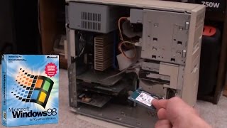 Installing Windows 98 on an SSD [upl. by Robinett]