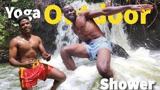 Raw amp Uncut Yoga amp Outdoor Bathing in the River with makinaibrahim3799 [upl. by Ormiston]