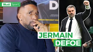 Jermain Defoe reacts to Ange Postecoglou Tottenham impact  INTERVIEW [upl. by Jude]