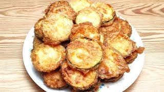 La mejor receta de CALABACÍN REBOZADO  Fácil Rápido y Barato zucchini recipe [upl. by Ary]