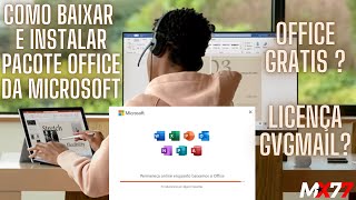 Tutorial completo Word Excel Power Point grátis Aprenda a baixar e instalar Office Microsoft [upl. by Aicatsue423]